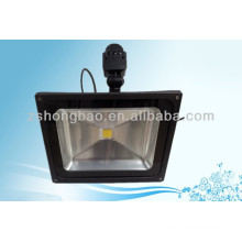 Park 50W IP65 BridgeLux LED flood lighting with motion